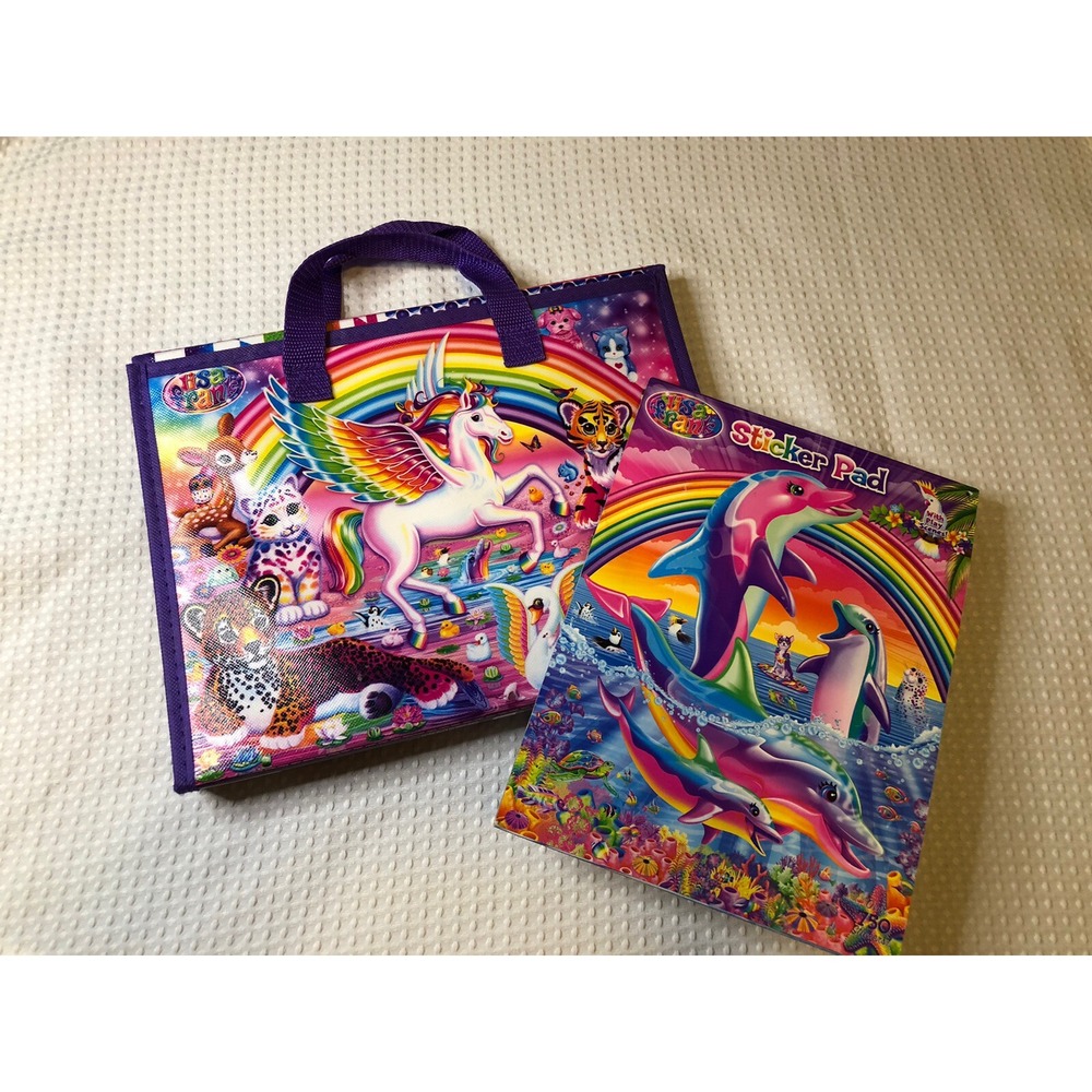Lisa Frank - Unicorn Trifold Portfolio School Binder Folder 10x13